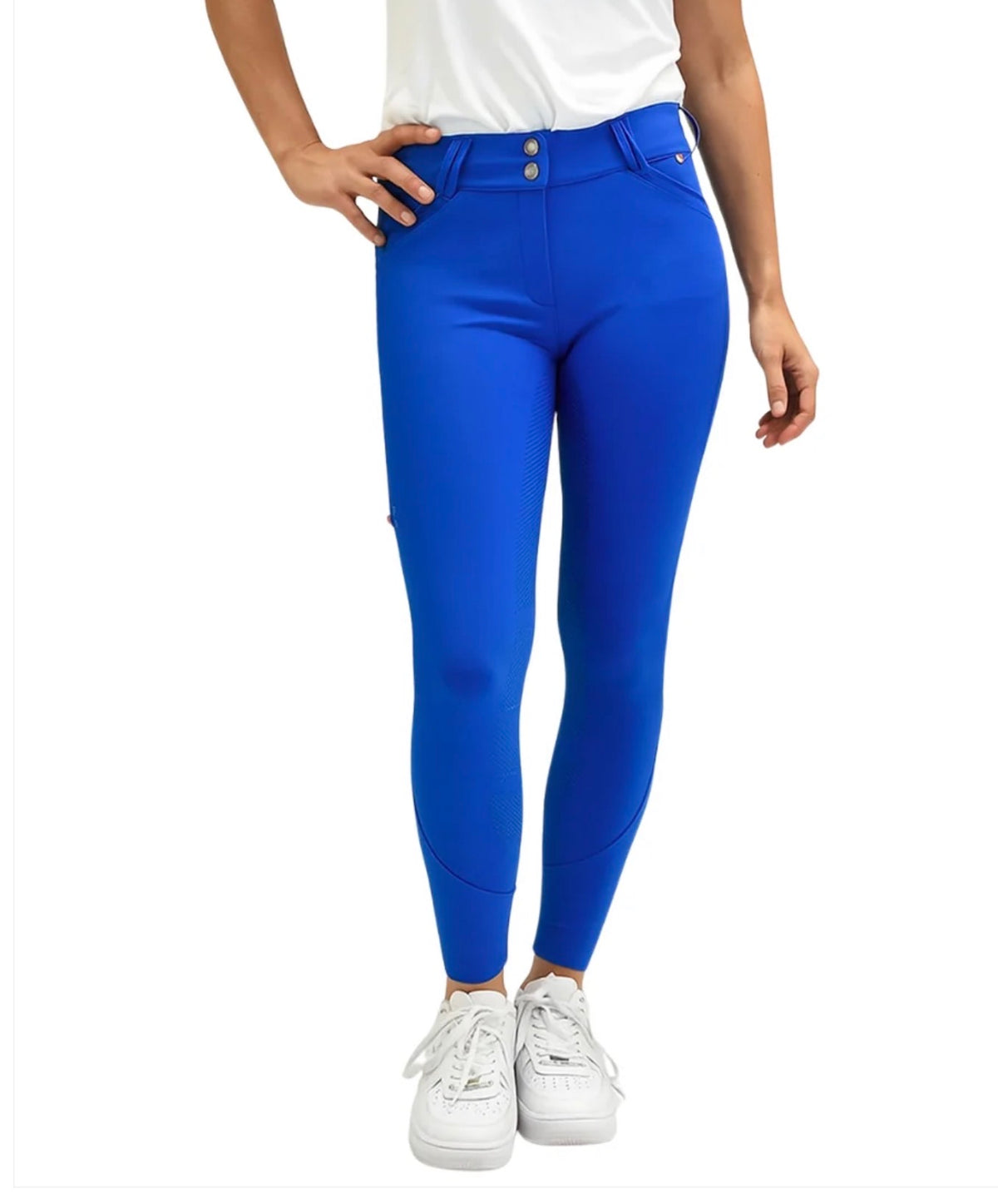 For Horses ENNIE Ultra Move Breeches - Denim Blue