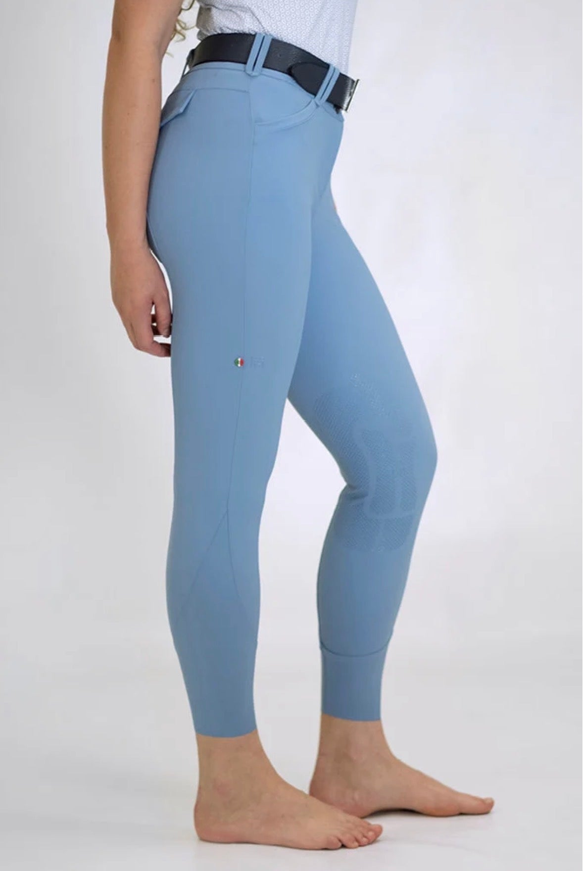 For Horses ENNIE Ultra Move Breeches - Steel Blue