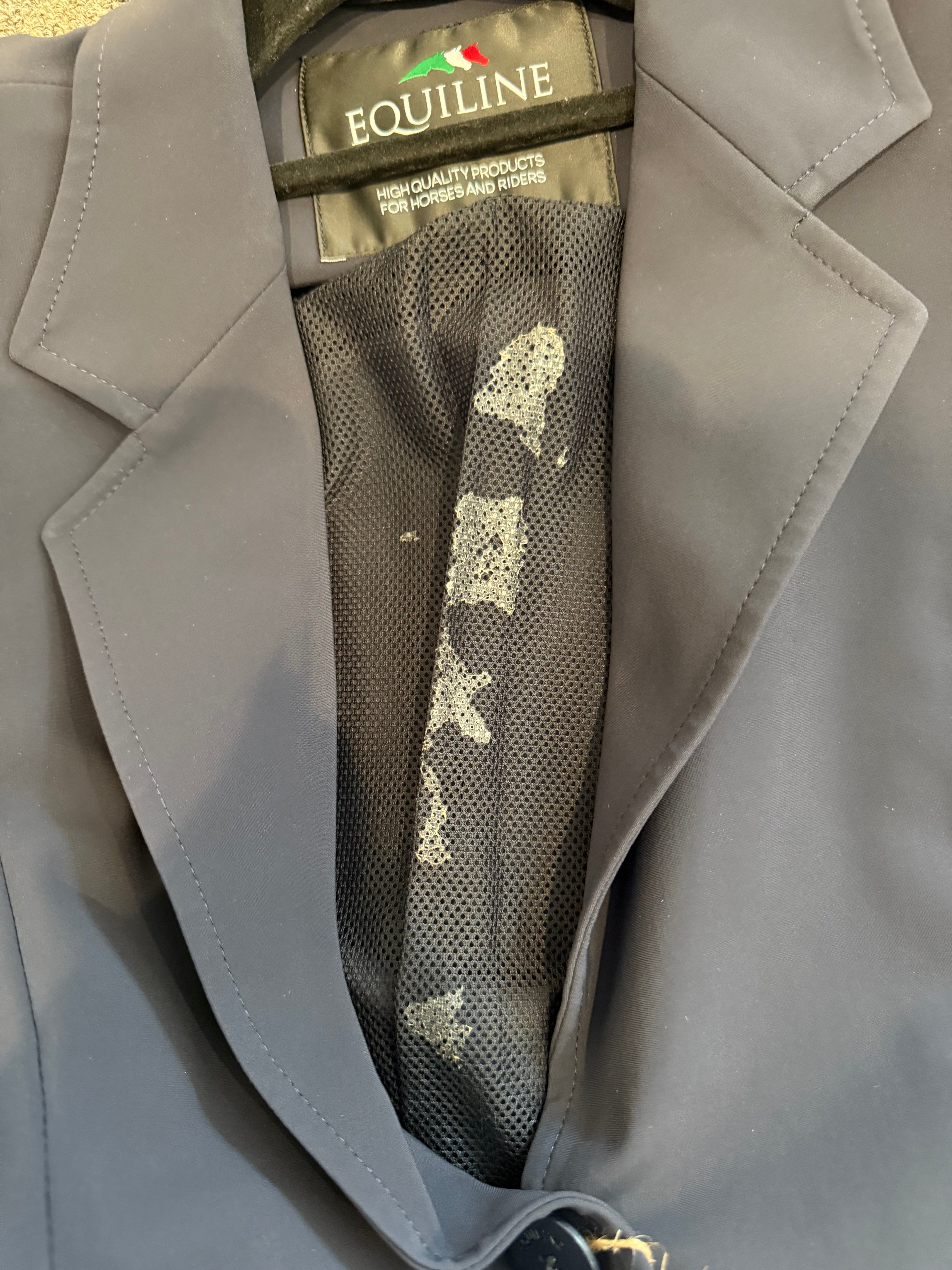 Equiline XCool Navy Show Coat