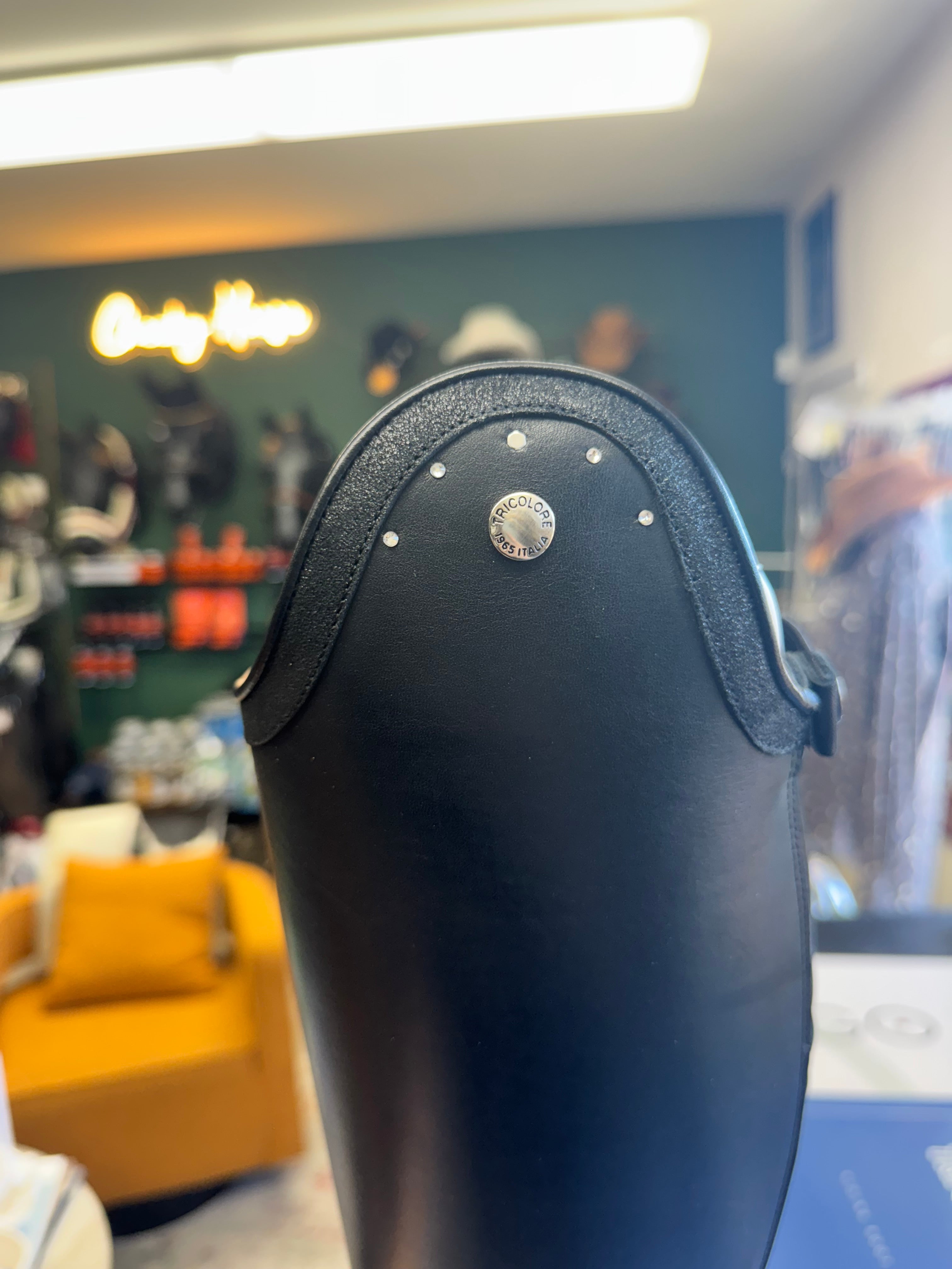 Tricolore 1965 by DeNiro Puro Duo Dressage Boot, Smooth Black