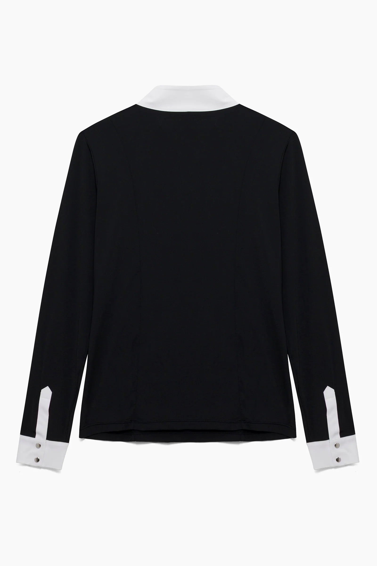 Hannah Childs Luna 1/2 Snap Long Sleeve Show Shirt Black