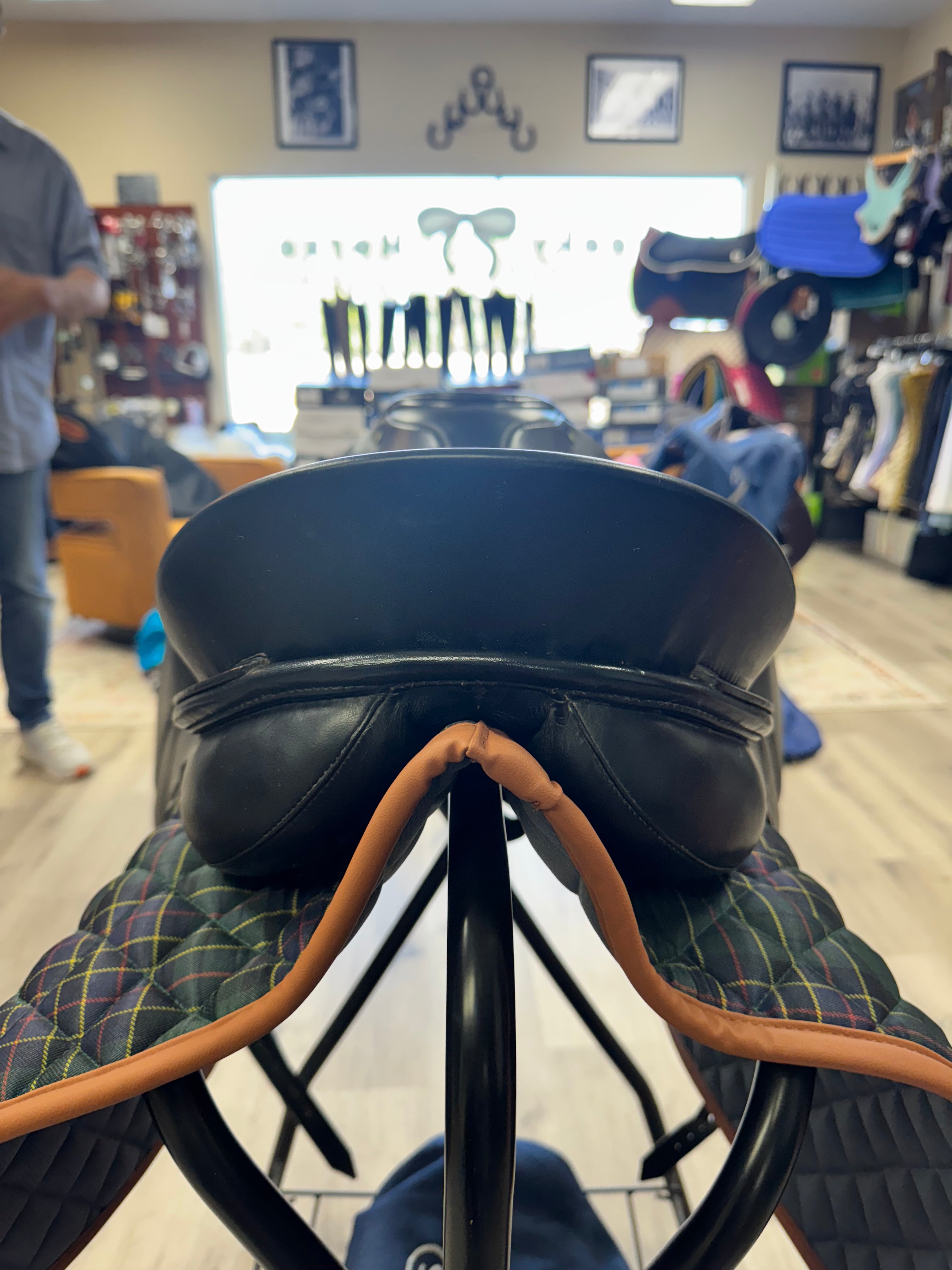 390NJ #7056 Passier Sohn Grand Gilbert Dressage Saddle 17