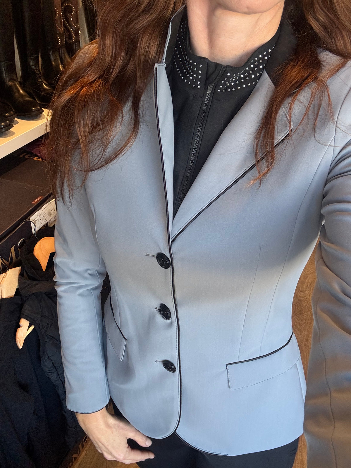 Cavalleria Toscana GP Riding Jacket - Windward Blue