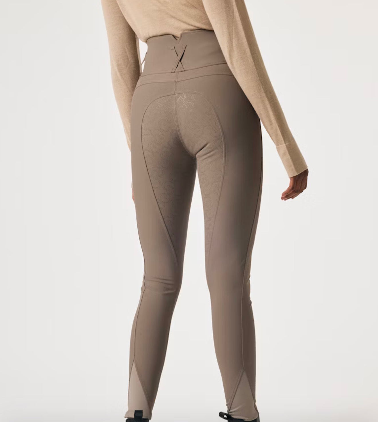 PS of Sweden Charlottle Full Grip Dressage Breeches Dark Truffle