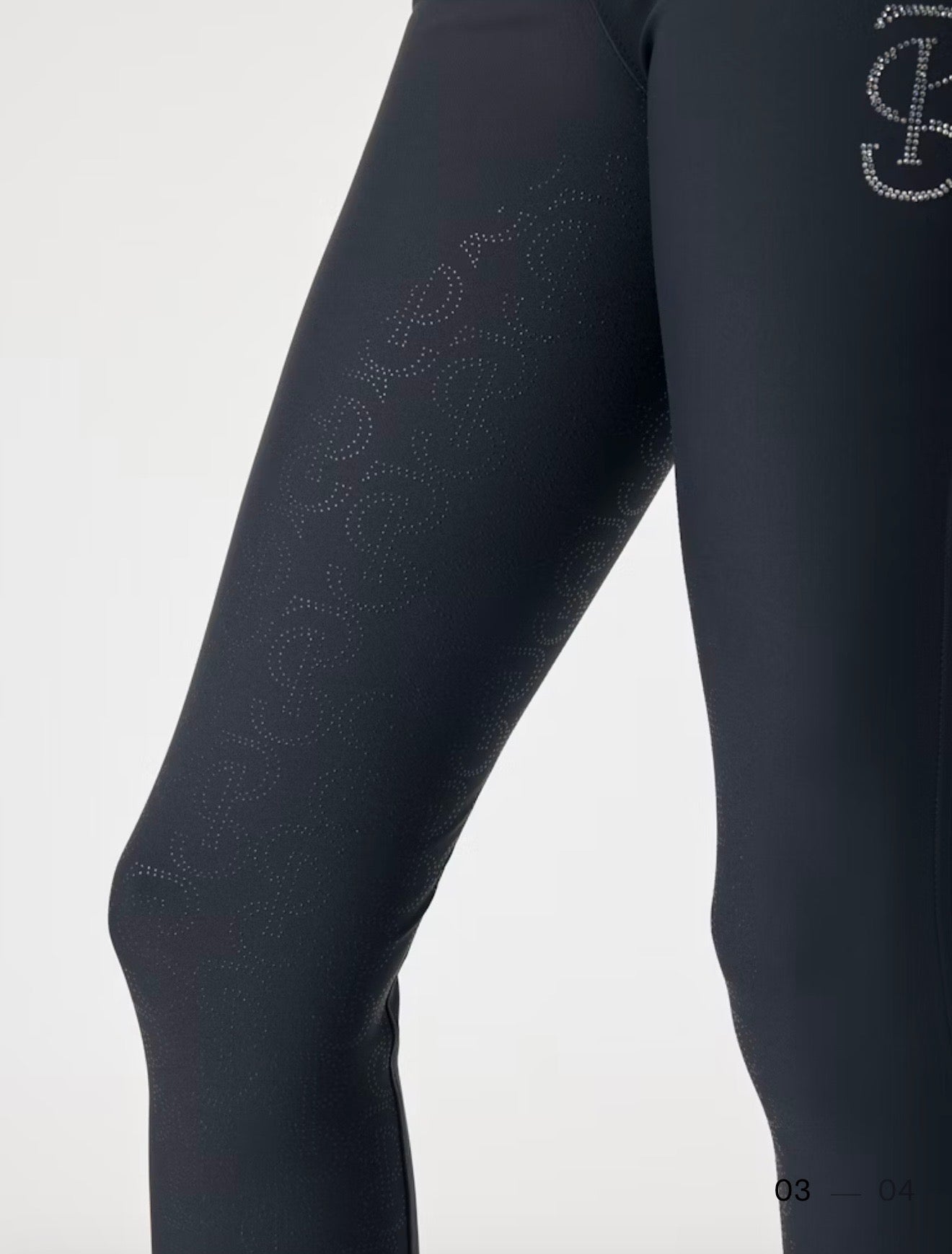 PS of Sweden Charlottle Full Grip Dressage Breeches Navy