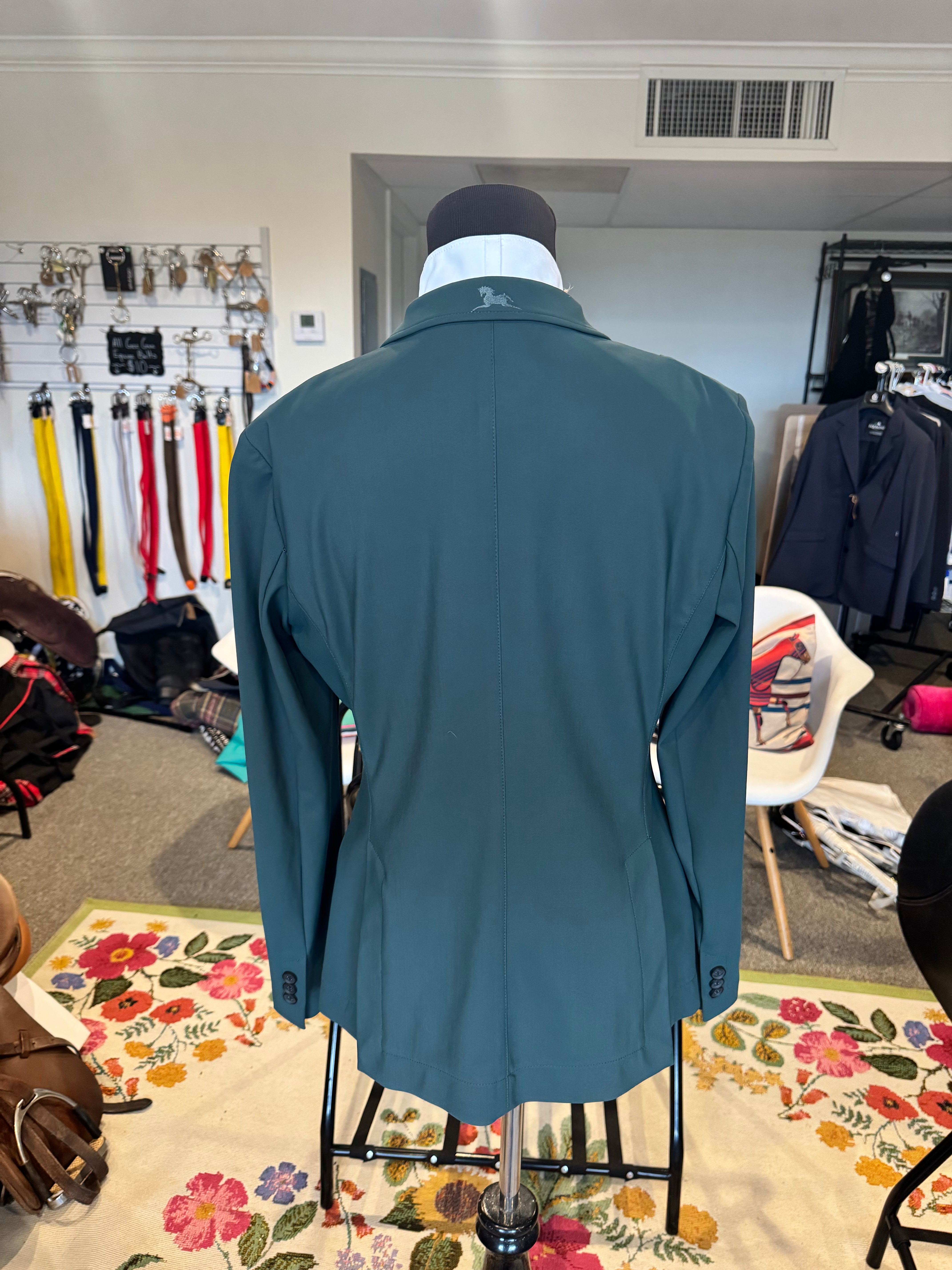 163MA RJ Classics Show Coat Green size 8R #5672