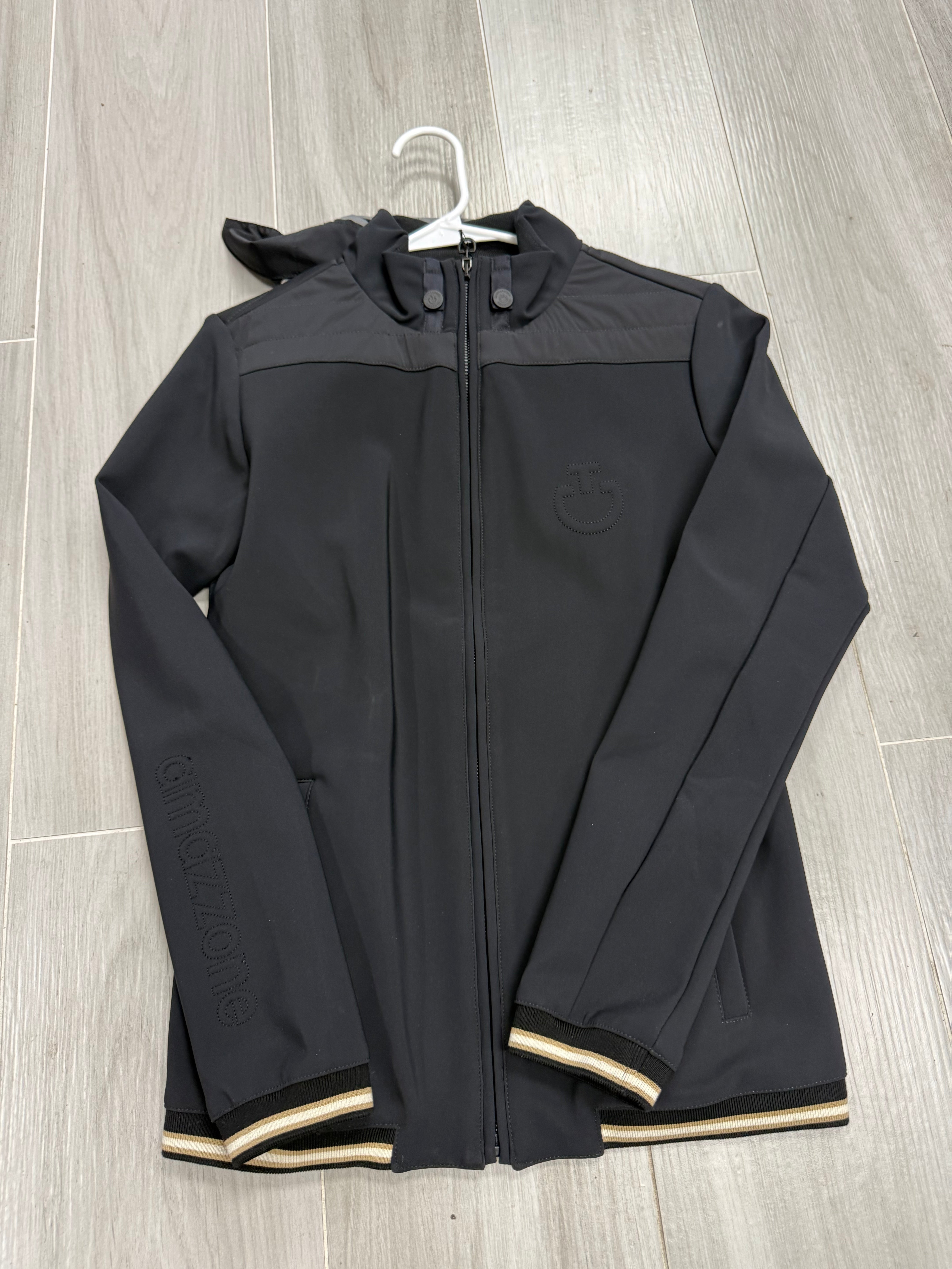 CT Nylon Quilted Stretch Jersey Sweatshirt S