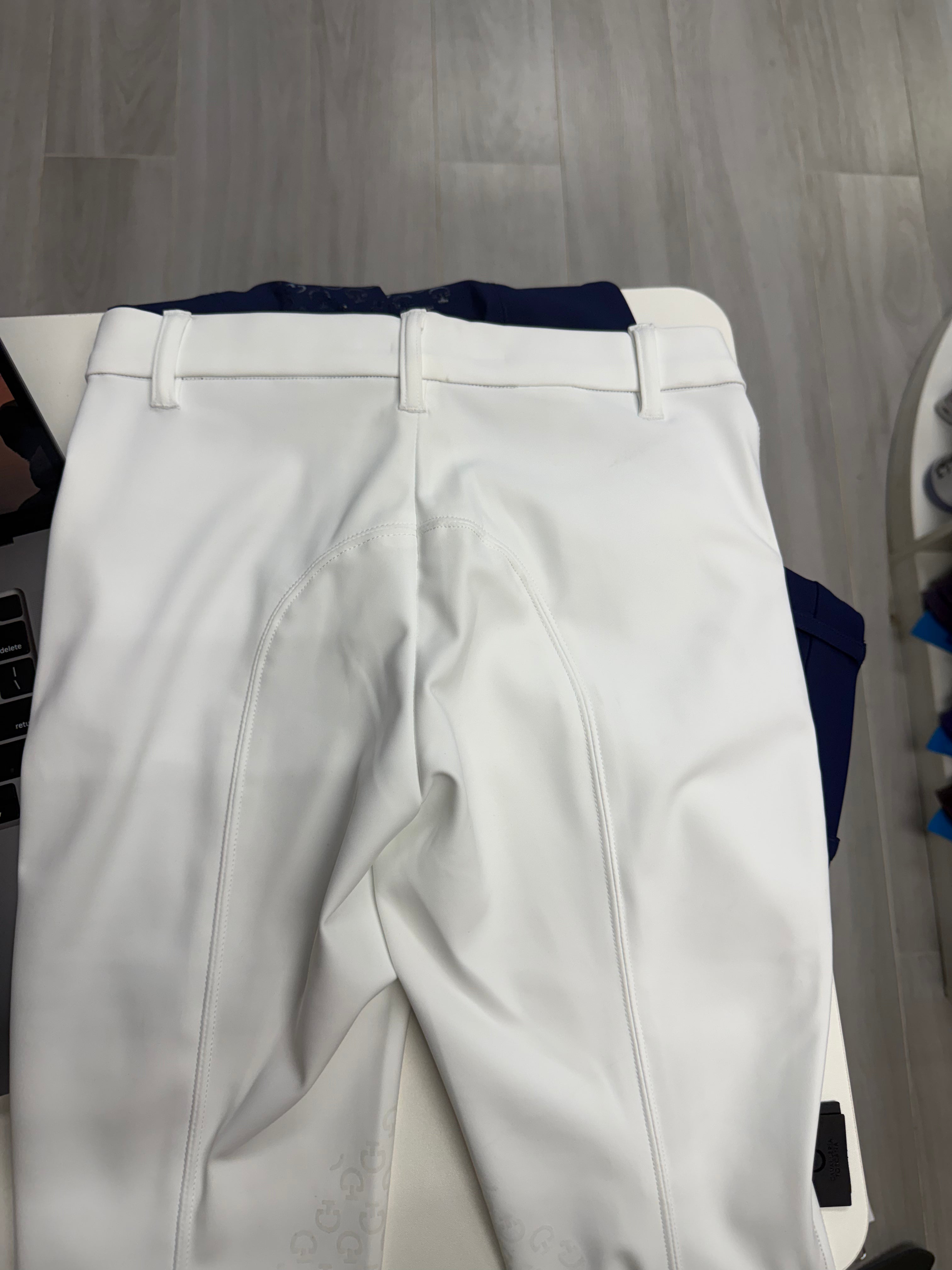 CT Unisex Riding Breeches White 12