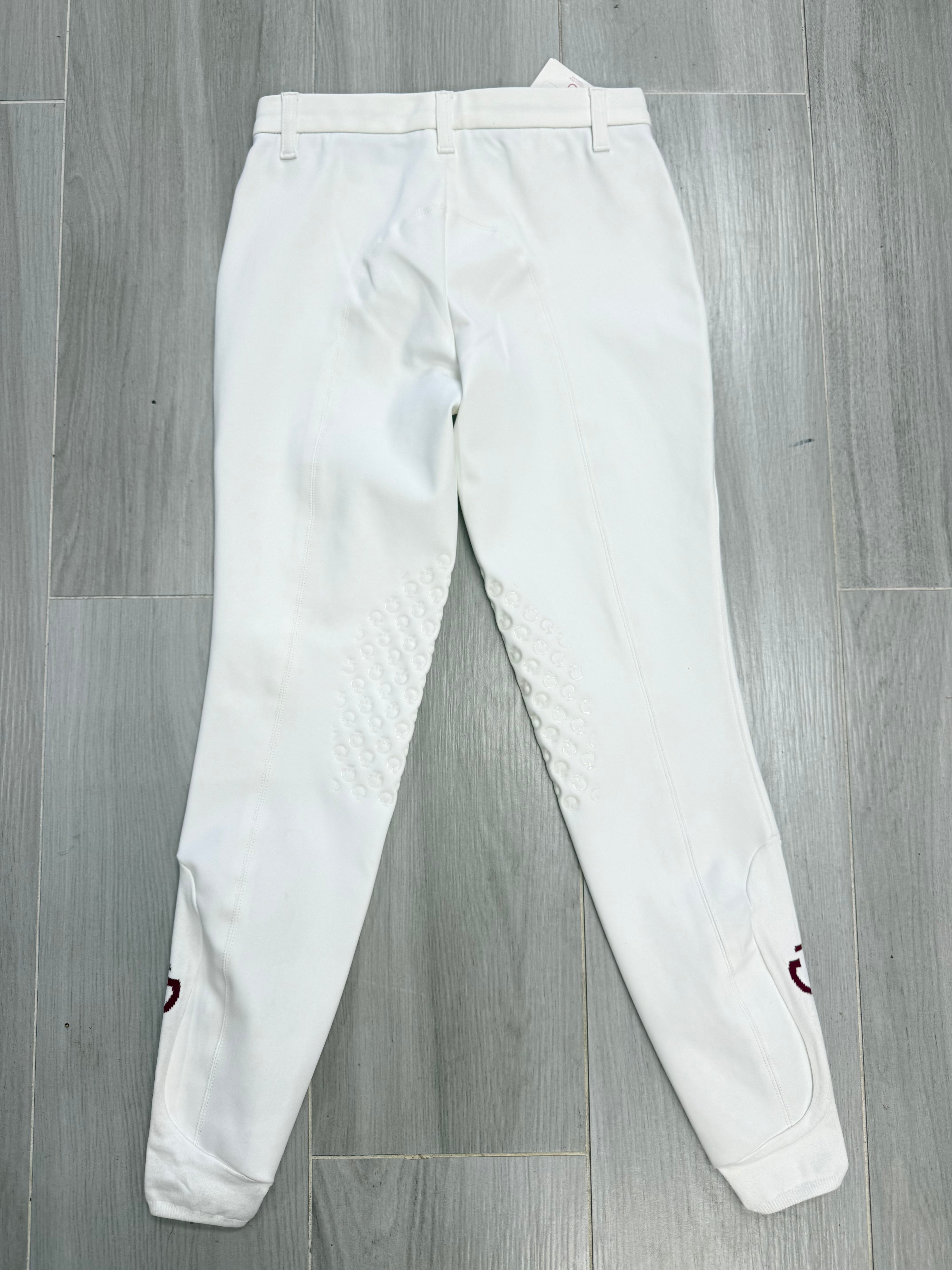CT Embroidered Rhombi Breeches White 12