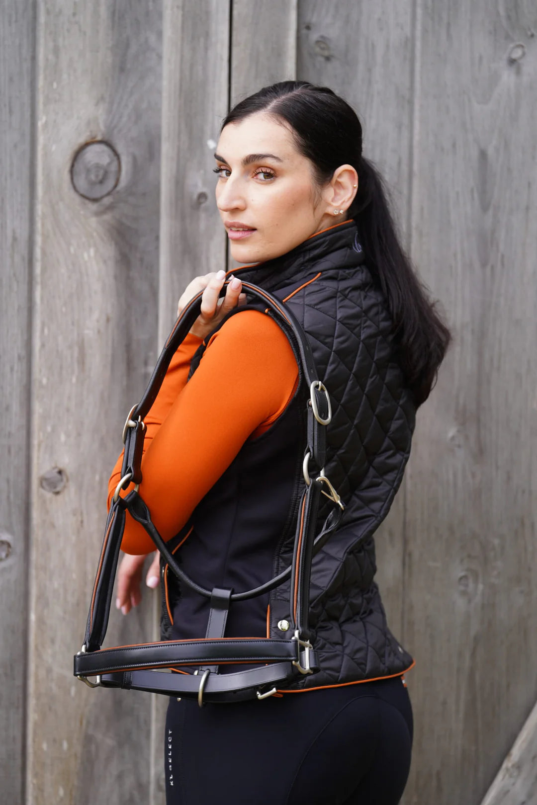 KL Select Taylor Vest Black/Cognac