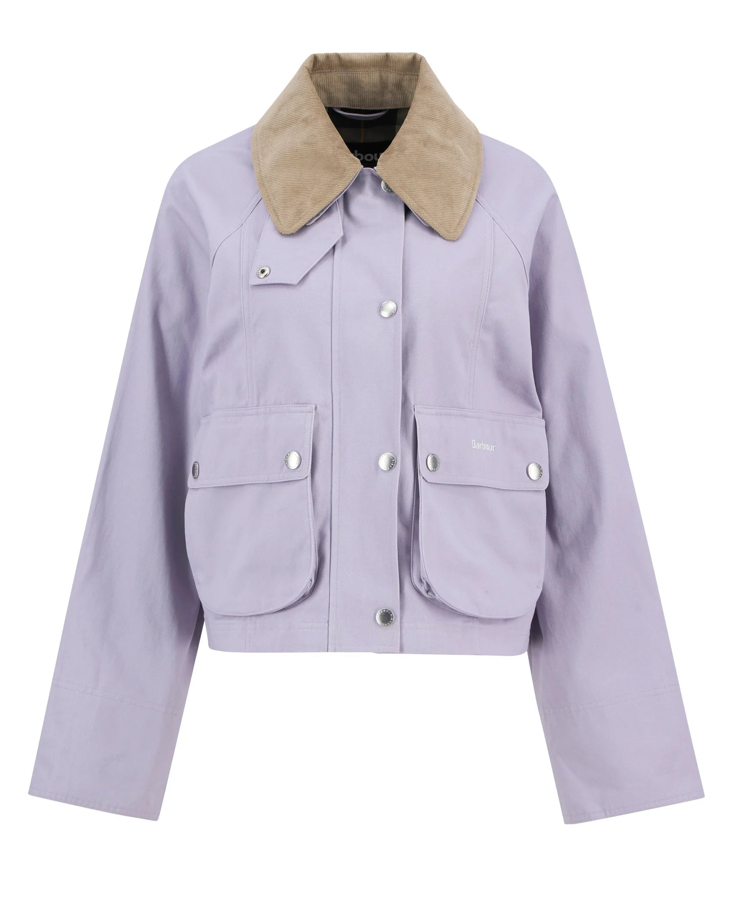 Barbour Cropped Beadnell Casual Jacket - Heather Mist