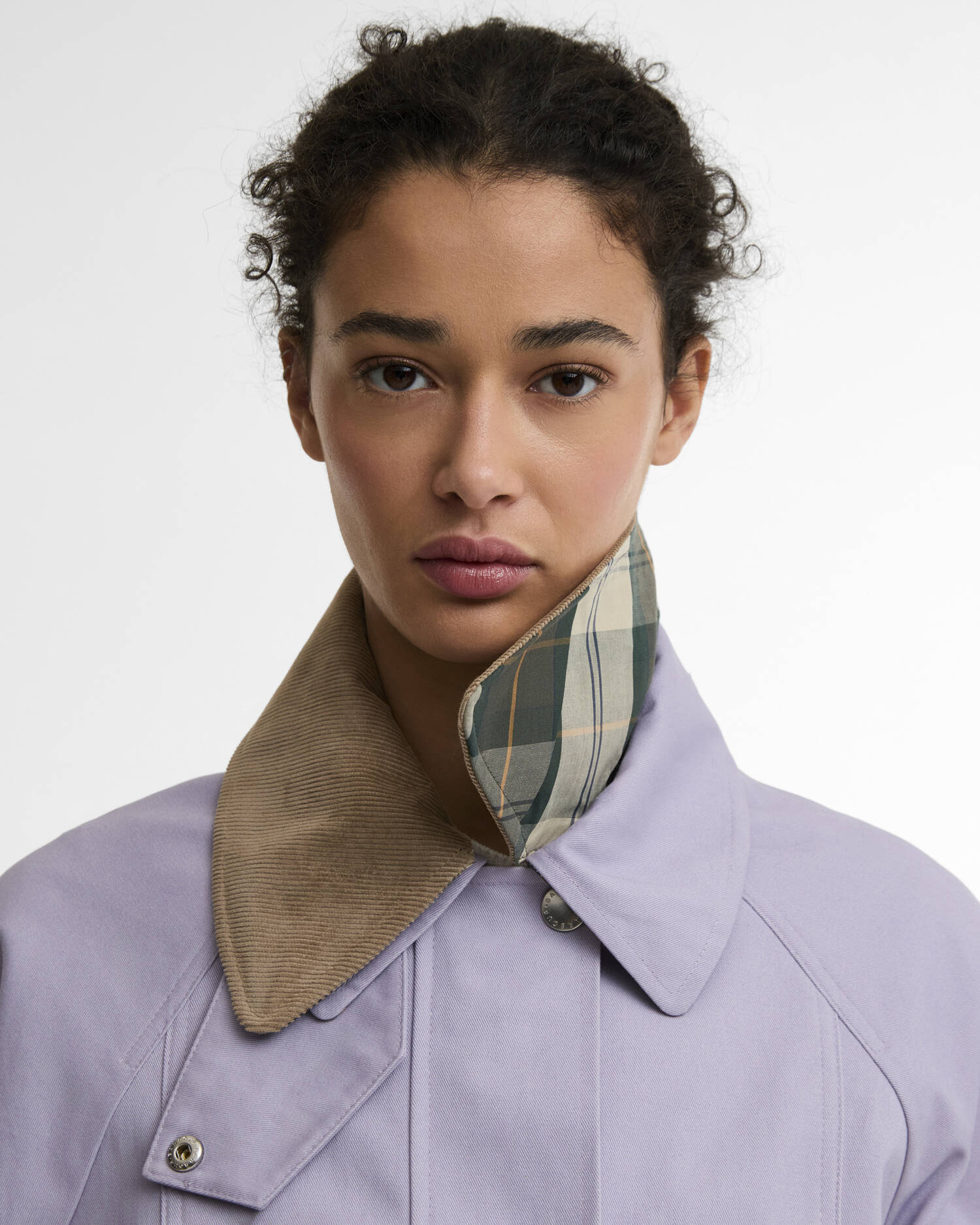 Barbour Cropped Beadnell Casual Jacket - Heather Mist