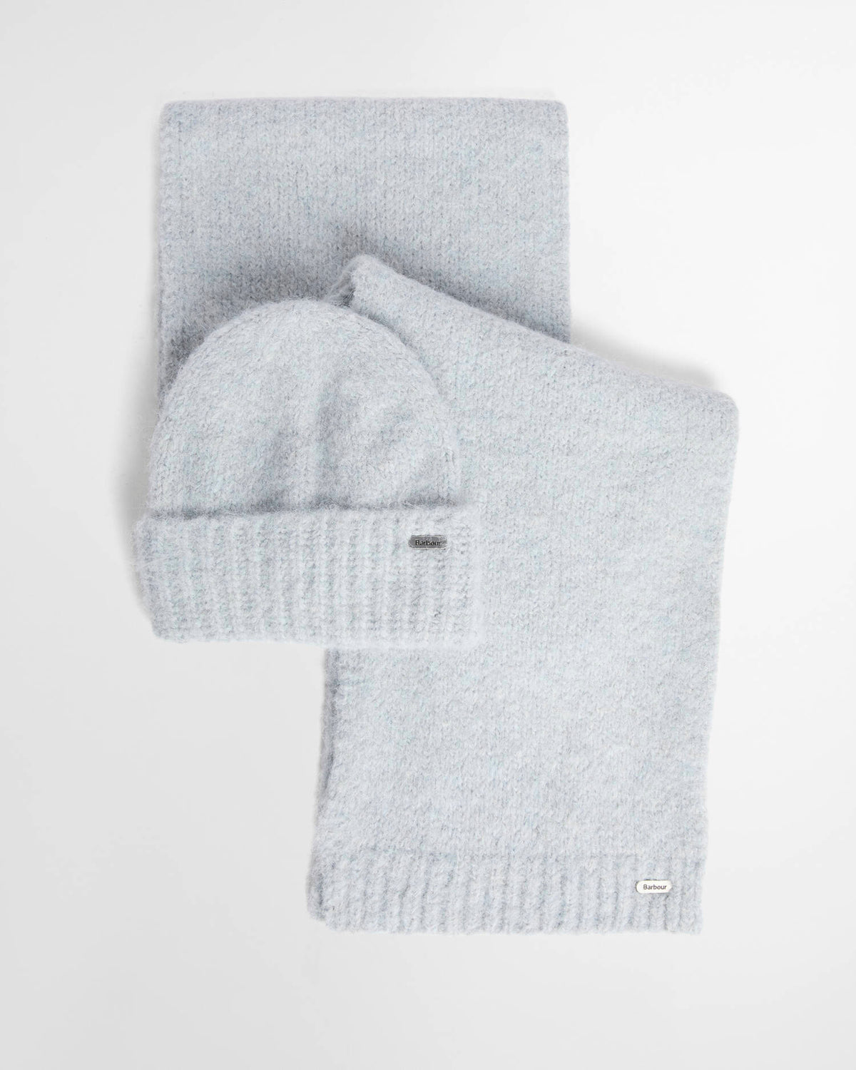 Barbour Emmy Beanie & Scarf Gift Set - soft blue