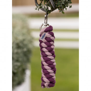 LeMieux Polycotton Leadrope - Blackberry/Wild Rose