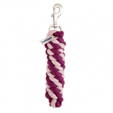 LeMieux Polycotton Leadrope - Blackberry/Wild Rose
