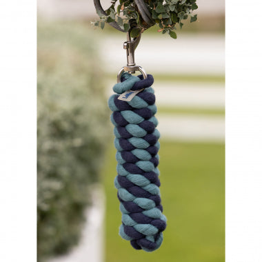 LeMieux Polycotton Leadrope - Aloe/Navy