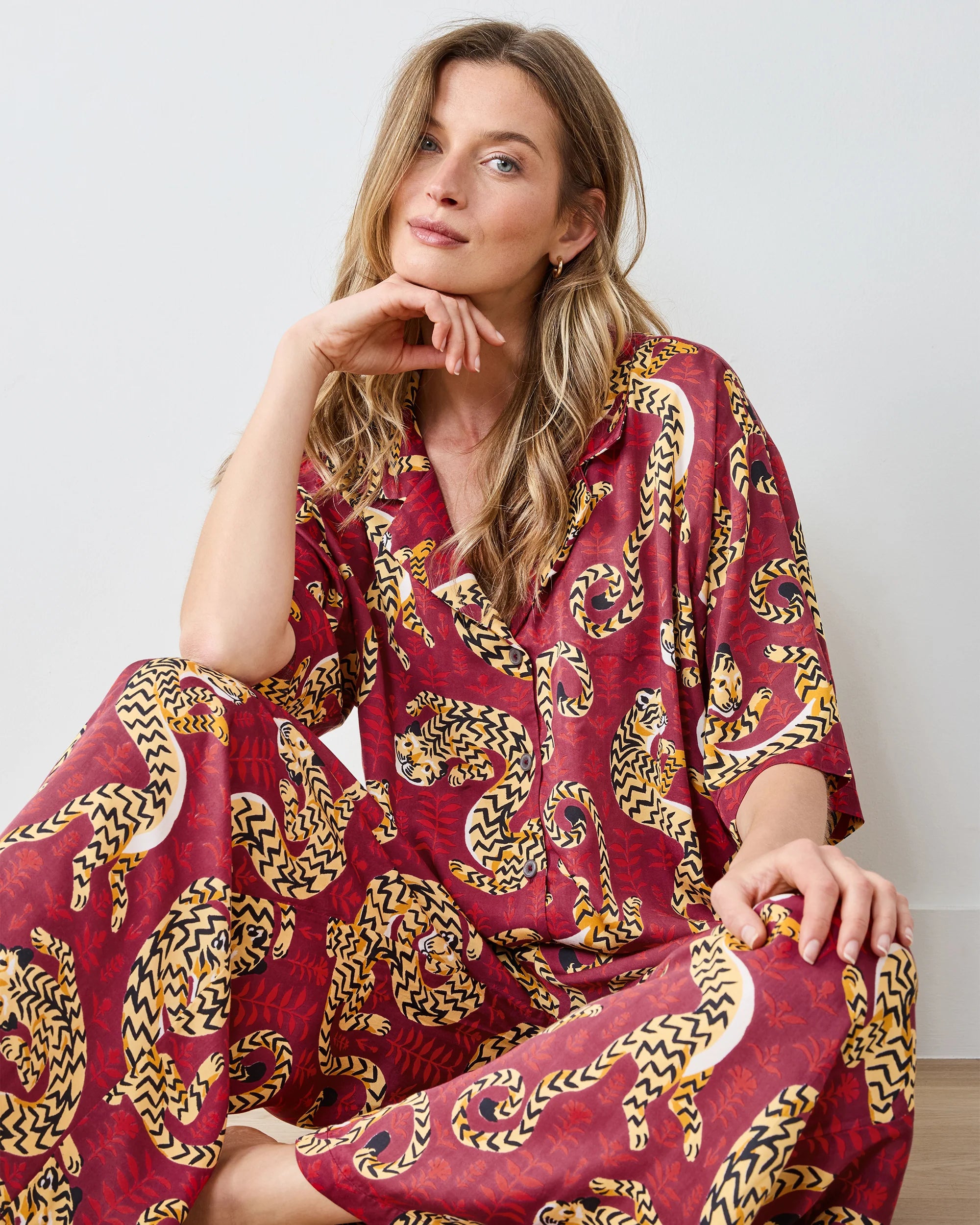 Printfresh Eco Satin Wildest Dreams Set in Twisted Tiger