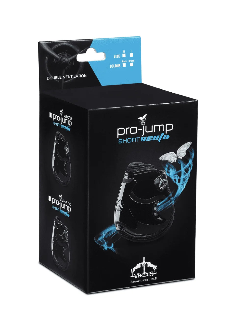 Veredus Pro Jump Short Vento Elastic Boots Black L