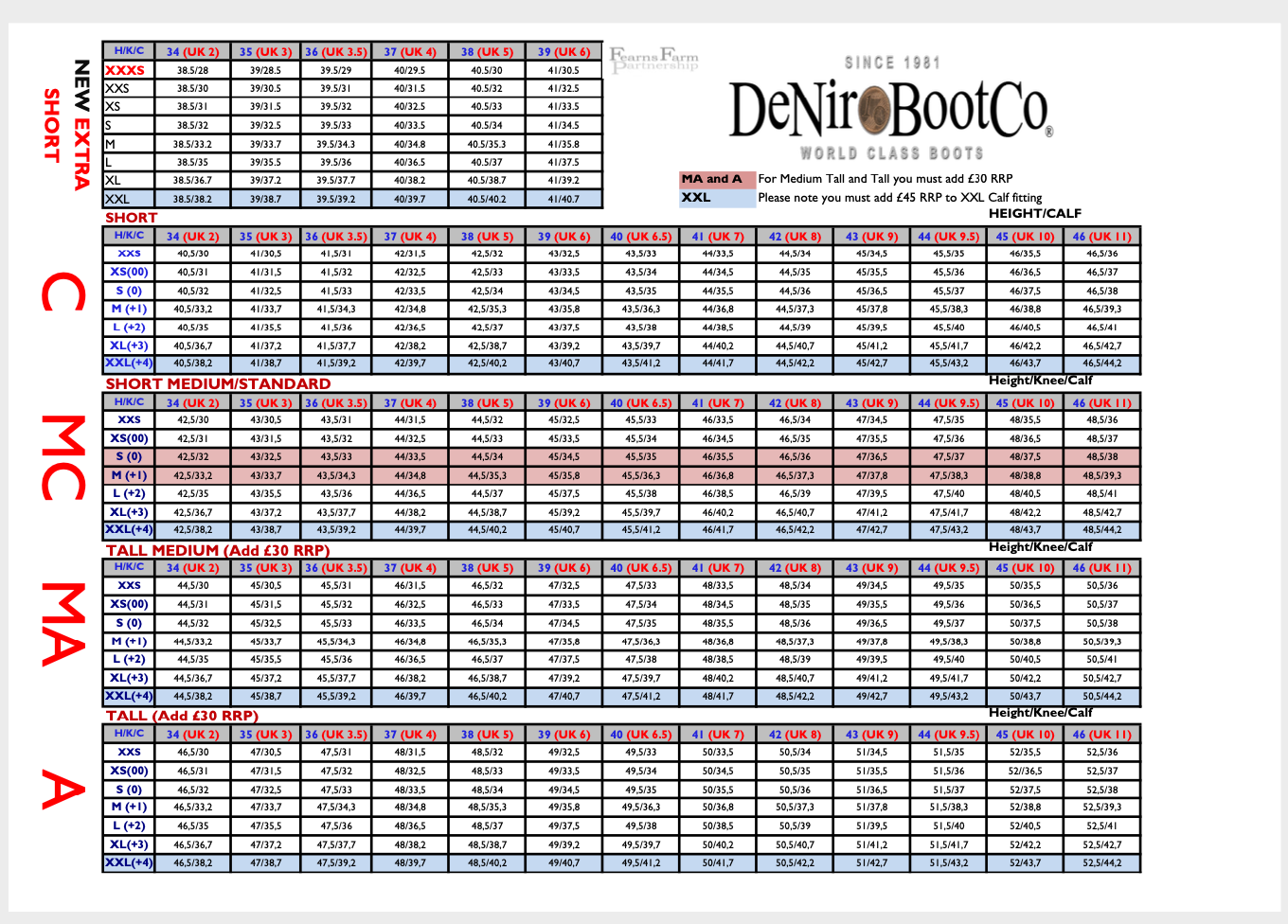 DeNiro Bellini Dressage Boot brushed