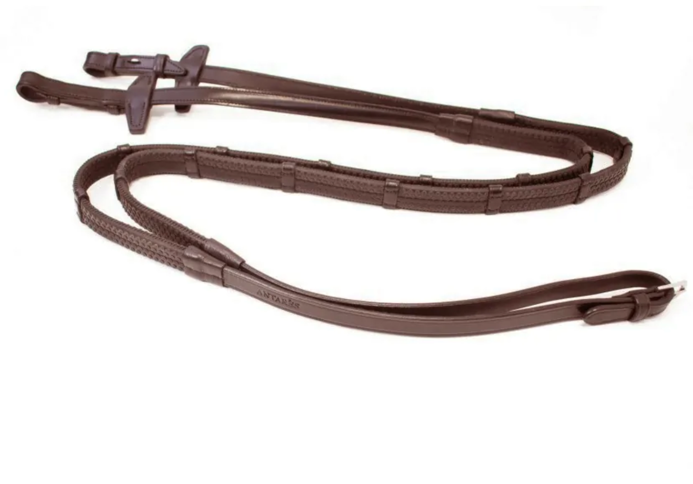 Antares Signature Soft Grip Reins 5/8 w/ 7 Leather Loops