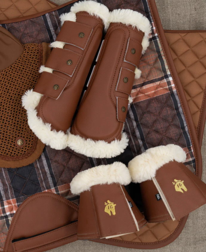 Sixteen Cypress Leatherette Brushing Boots