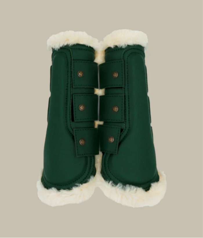Sixteen Cypress Leatherette Brushing Boots