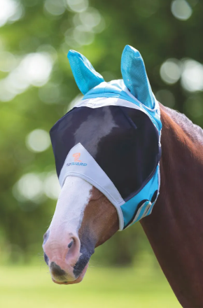 Shires Fine Mesh Fly Mask - With or Without Ears