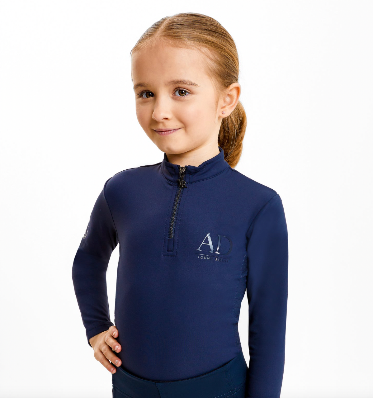 Aztec Diamond Kids Longsleeve YR Base Layer Navy