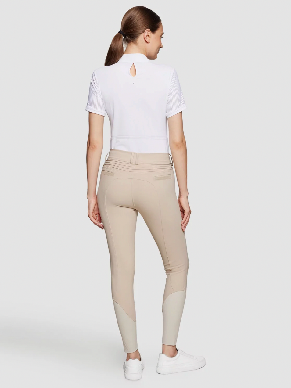 Samshield Ladies Clotilde Knee Patch Breech in Sand