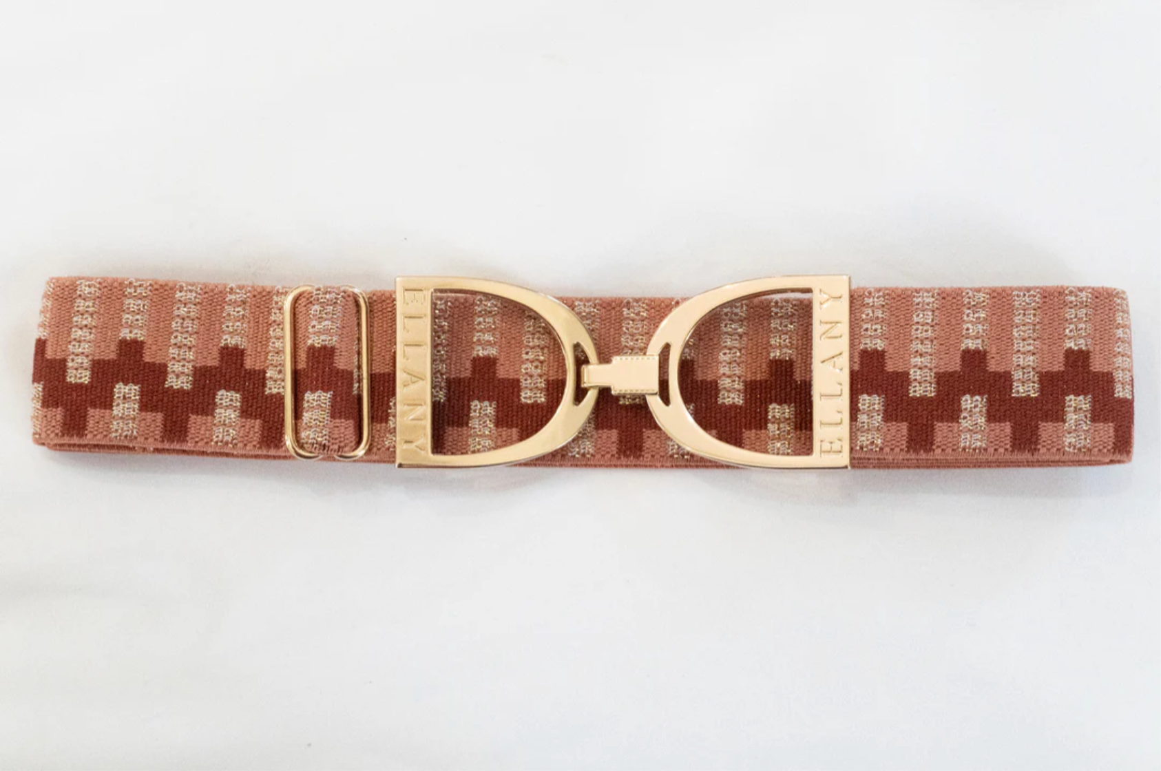 Huston x Ellany ROSE LYNDON - 1.5" GOLD STIRRUP ELASTIC BELT