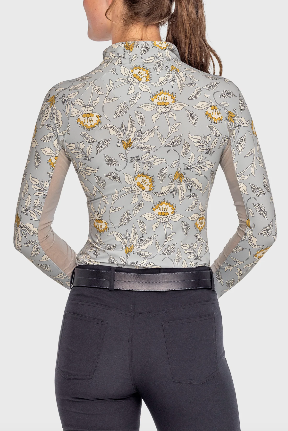 Kastel Dove Vintage Jacobean Long Sleeve 1\4 Zip Sun Shirt