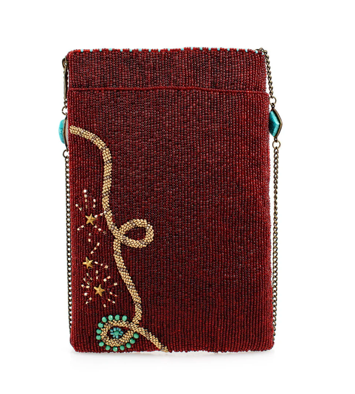 Mary Frances Beaded Bag Saddle Up
