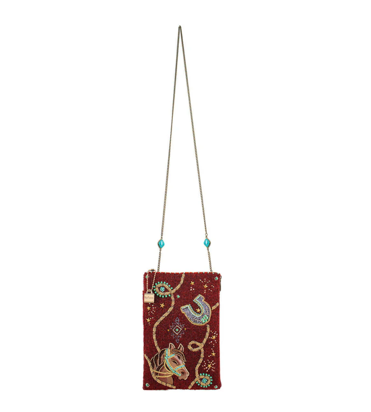 Mary Frances Beaded Bag Saddle Up