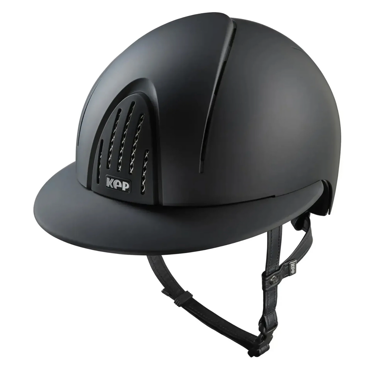 Kep Smart Nova Riding Helmet - Textile Black - Polo Peak