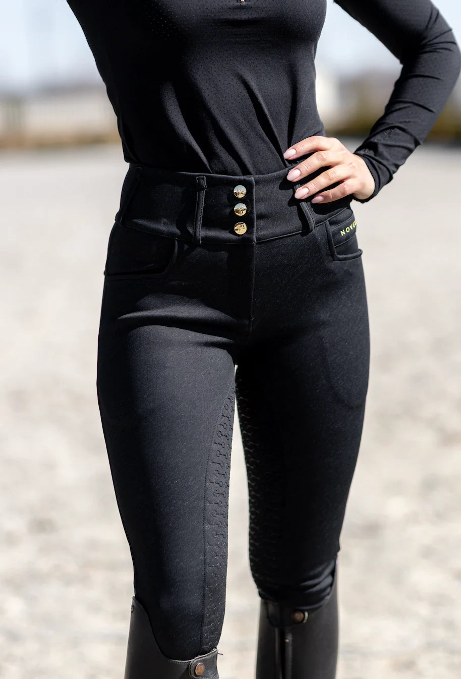 Novella The Perfection Jean Breeches - Black