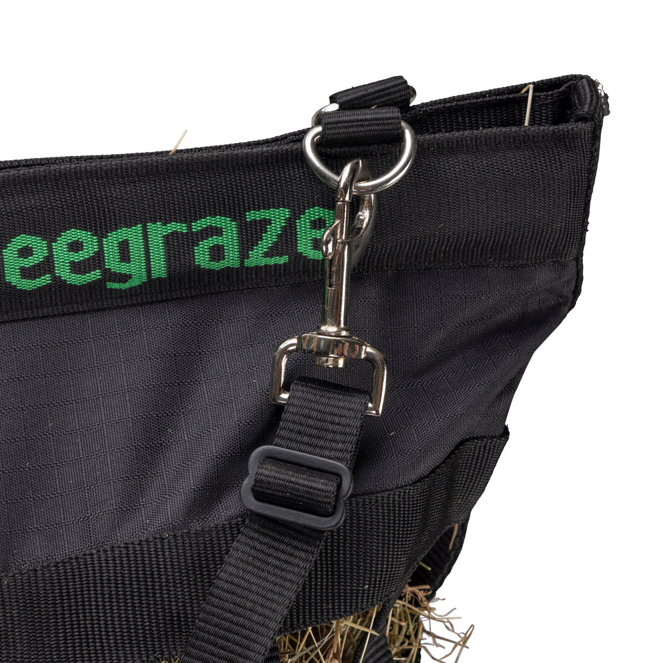 Shires Freegraze Deluxe Web Haybag - Black