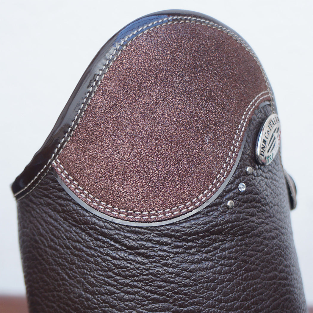 Deniro Salentino Pebble Leather Tall Boot