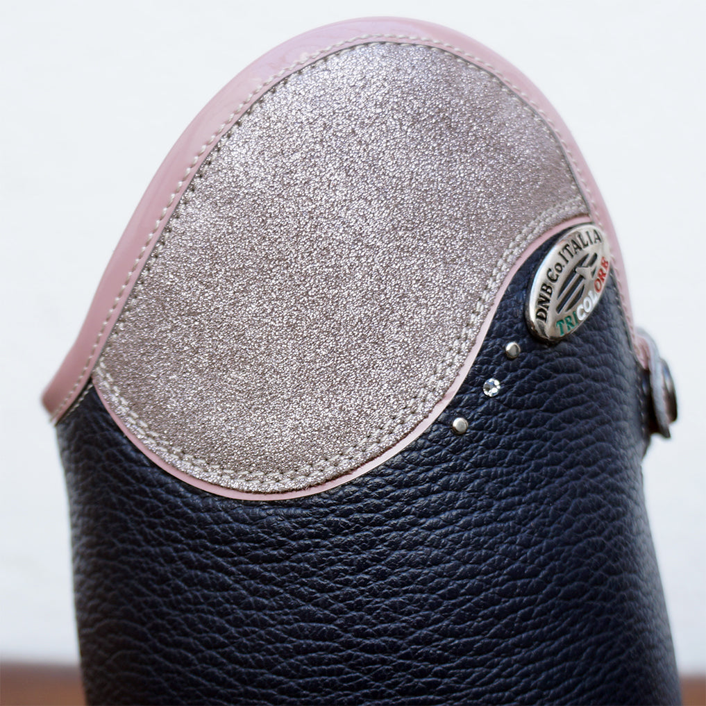 Deniro Salentino Pebble Leather Tall Boot