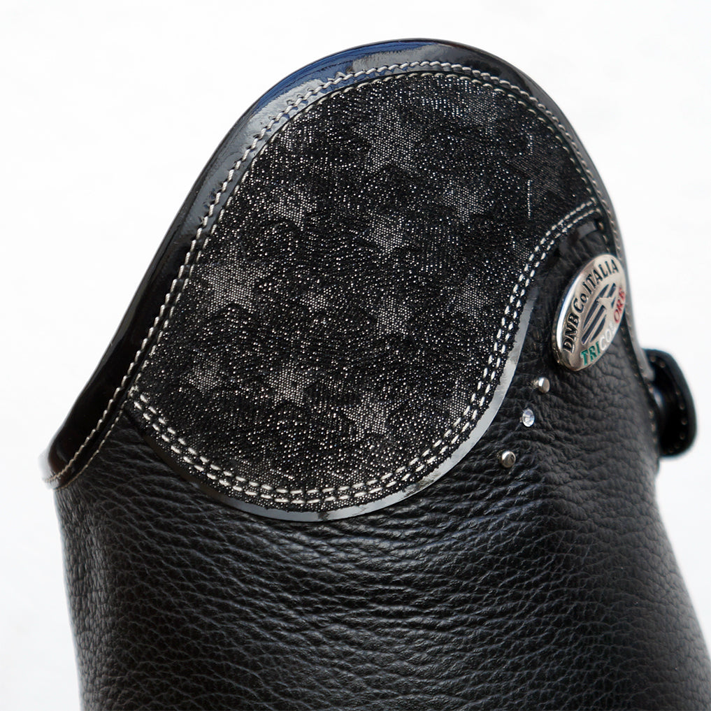 Deniro Salentino Pebble Leather Tall Boot