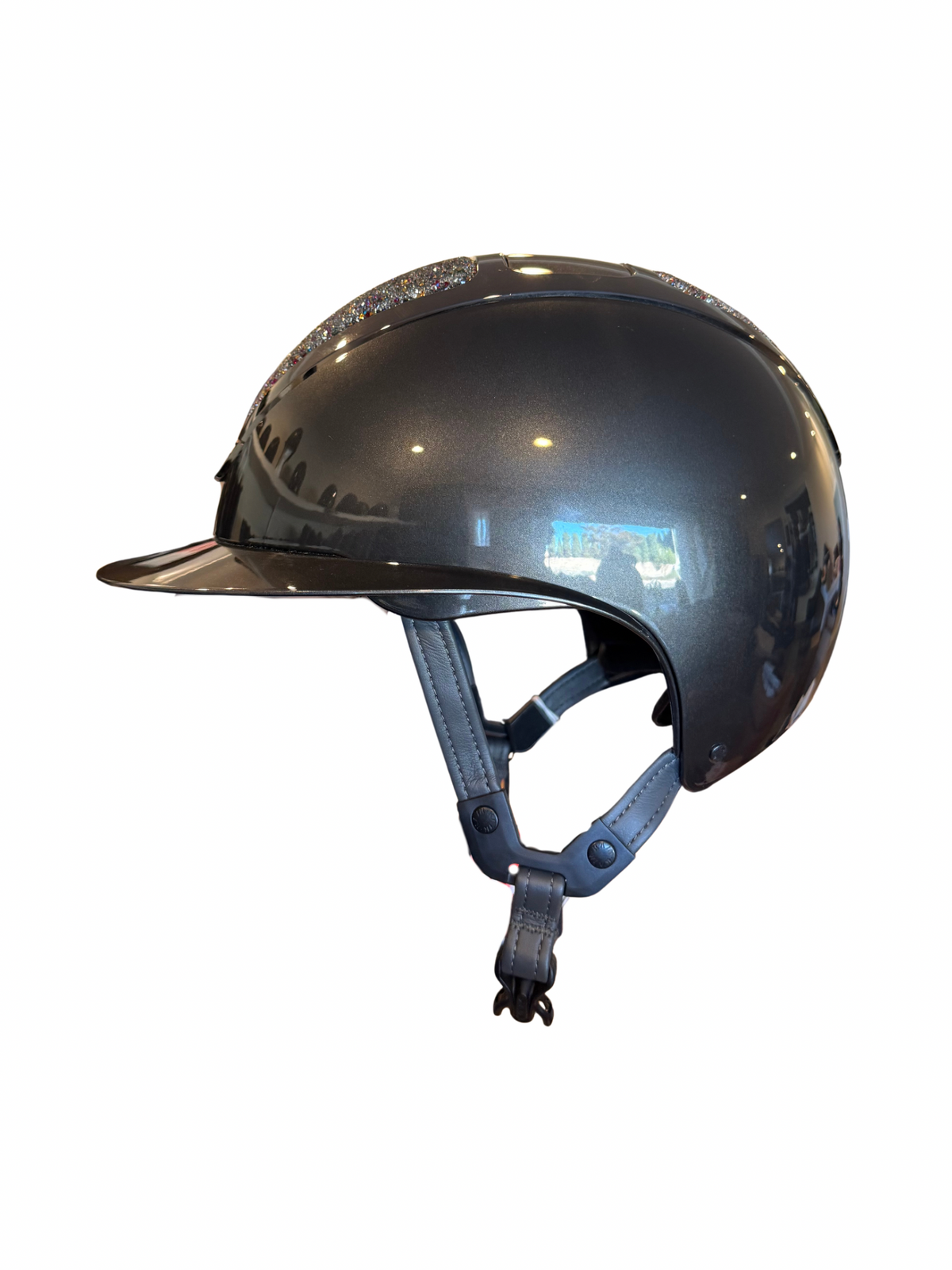 Kask Star Lady Pure Shine Anthracite - Midnight Zephir Crystals