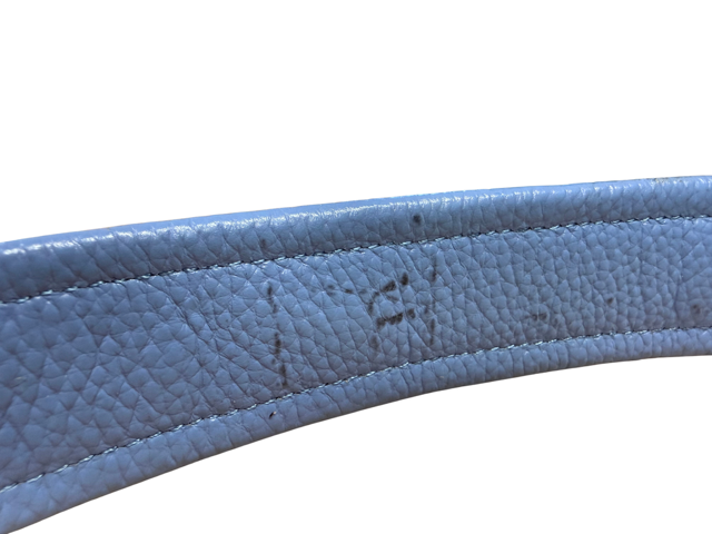 USED Noble Outfitters Leather Women's Equestrian Belt - Black & Blue, Style 29502