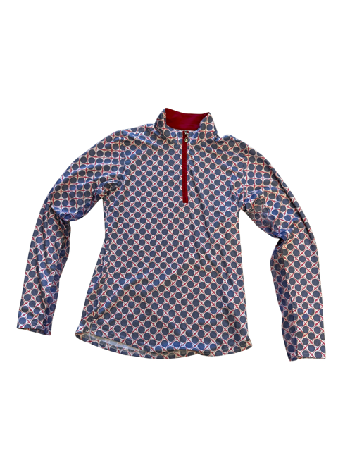 USED SanSoleil SolCool UV 50+ Performance Women's Shirt XS - multi color