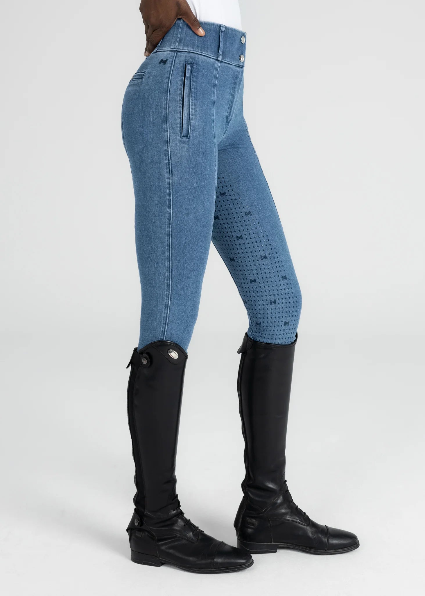 Maximilian Equestrian Honour Breeches - Denim