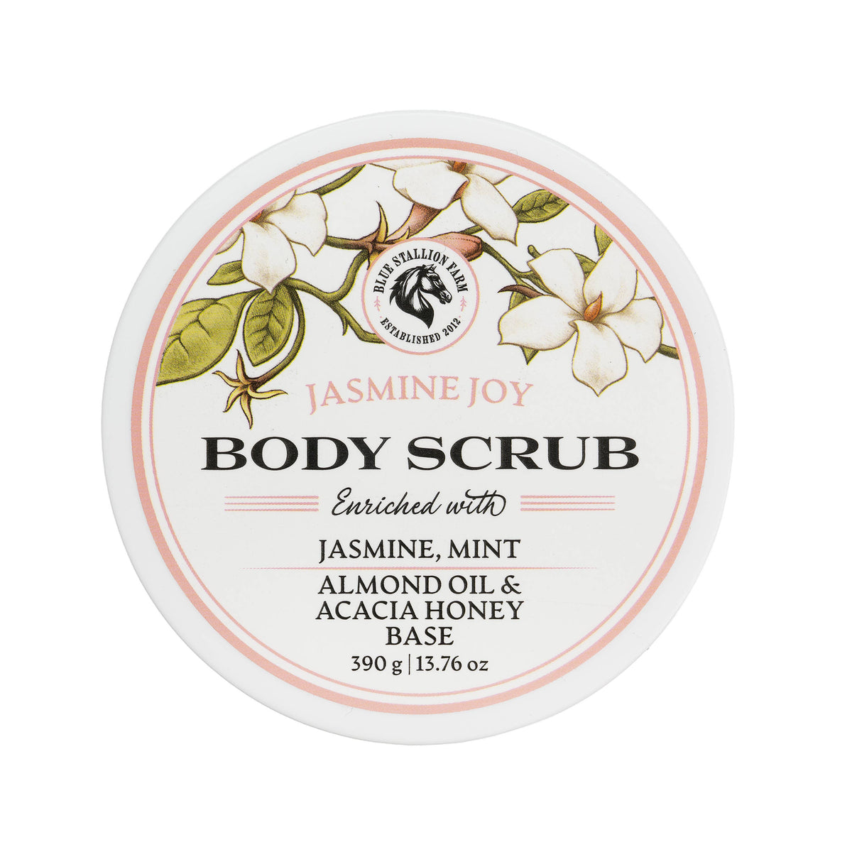 Jasmine Joy Almond Oil Almond Oil Sugar Body Scrub 390g