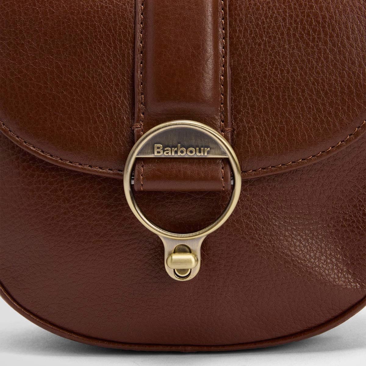 Barbour Elm Leather Crossbody Bag - brown
