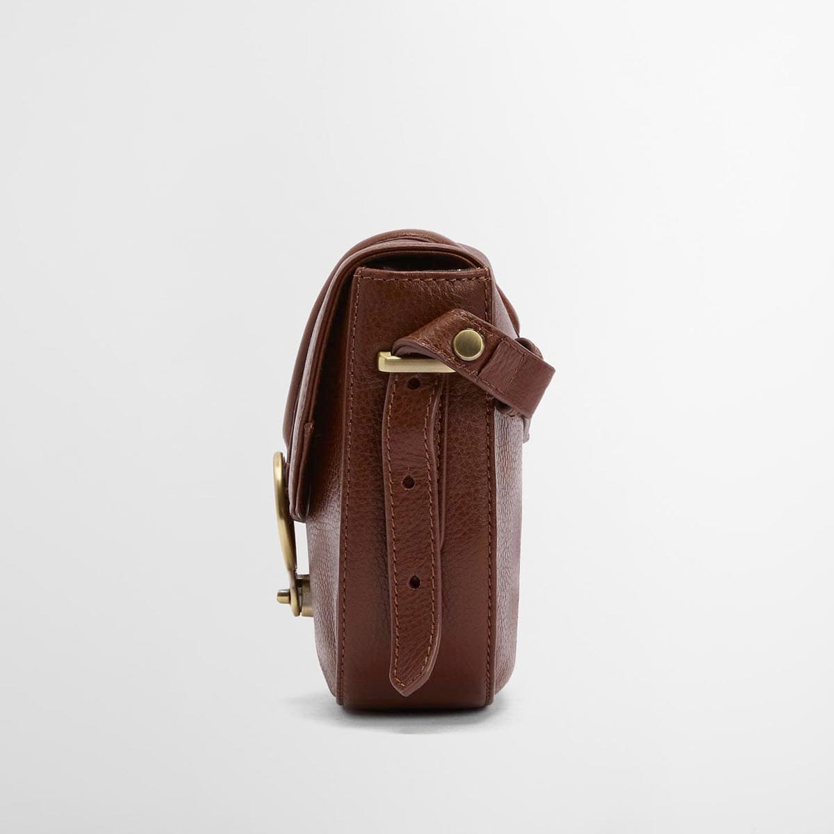 Barbour Elm Leather Crossbody Bag - brown