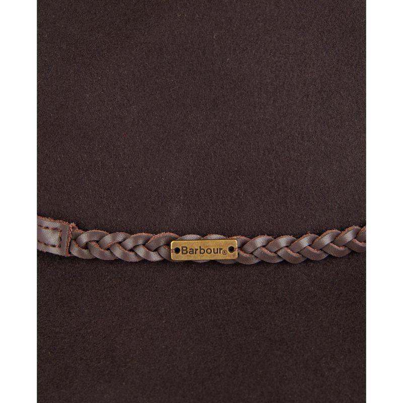 Barbour Tack Fedora Hat - chocolate/praline