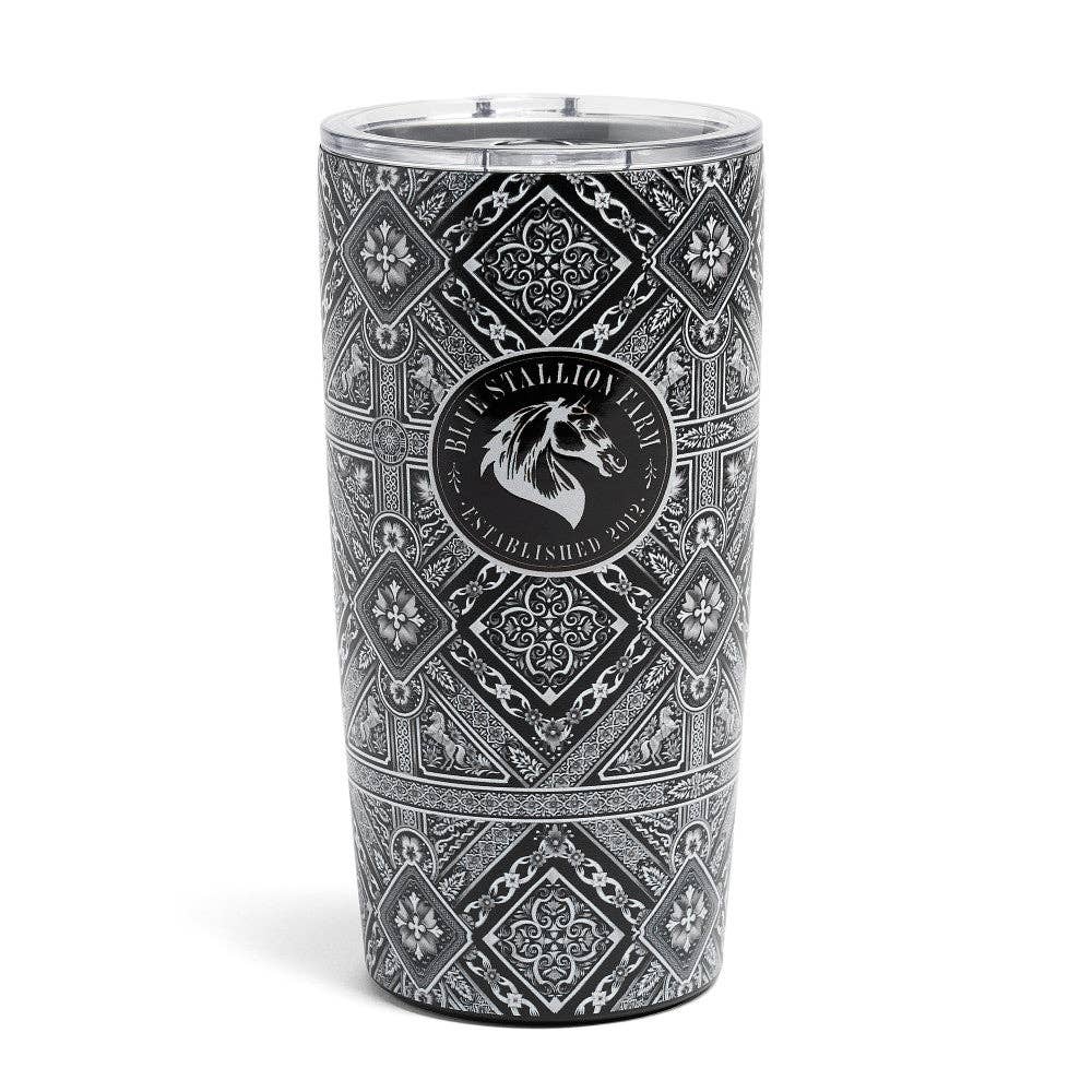 Black Mosaic Tumbler 20 oz