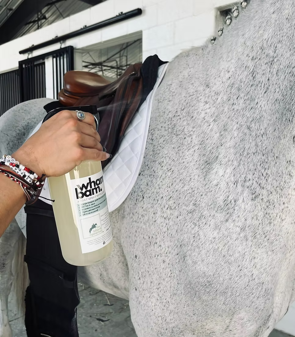 The Infused Equestrian Wham Bam. A Coat Spray Repellent