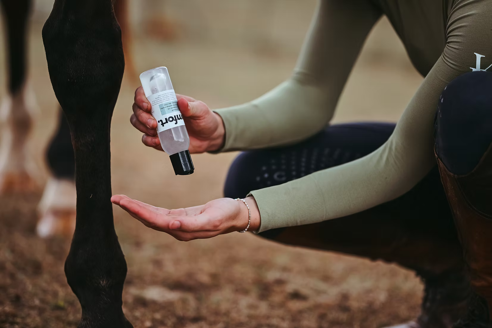 The Infused Equestrian Comfort. A Liniment - 8 oz